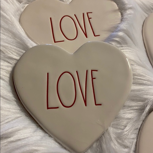 New Rae Dunn “Love” Coasters Set ❤️ - Picture 4 of 8